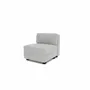 Sofas for hospitalities & contracts - Modular Sofa GRACIA - Single Module - Grey - CITY SOFA