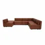 Sofas for hospitalities & contracts - Modular Sofa GRACIA - U-shaped 160 x 340 x 230 cm - Terracotta - CITY SOFA