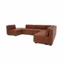 Sofas for hospitalities & contracts - Modular Sofa GRACIA - U-shaped 160 x 340 x 230 cm - Terracotta - CITY SOFA