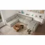 Canapés pour collectivités - Canapé modulable GRACIA - en U 160 x 340 x 230 cm - Beige gris - CITY SOFA
