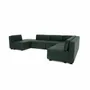 Sofas for hospitalities & contracts - Modular Sofa GRACIA - U-shaped 160 x 340 x 230 cm - Green - CITY SOFA
