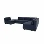 Sofas for hospitalities & contracts - Modular Sofa GRACIA - U-shaped 160 x 340 x 230 cm - Dark Blue - CITY SOFA