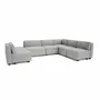 Canapés pour collectivités - Canapé modulable GRACIA - en U 160 x 340 x 230 cm - Gris - CITY SOFA