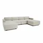 Sofas for hospitalities & contracts - Modular Sofa GRACIA - U-shaped 180 x 320 x 180 cm - Cream Beige - CITY SOFA