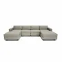 Sofas for hospitalities & contracts - Modular Sofa GRACIA - U-shaped 180 x 320 x 180 cm - Beige Grey - CITY SOFA