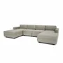 Sofas for hospitalities & contracts - Modular Sofa GRACIA - U-shaped 180 x 320 x 180 cm - Beige Grey - CITY SOFA