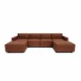 Sofas for hospitalities & contracts - Modular Sofa GRACIA - U-shaped 180 x 320 x 180 cm - Terracotta - CITY SOFA