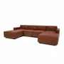Sofas for hospitalities & contracts - Modular Sofa GRACIA - U-shaped 180 x 320 x 180 cm - Terracotta - CITY SOFA