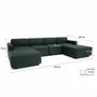 Sofas for hospitalities & contracts - Modular Sofa GRACIA - U-shaped 180 x 320 x 180 cm - Green - CITY SOFA