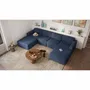 Sofas for hospitalities & contracts - Modular Sofa GRACIA - U-shaped 180 x 320 x 180 cm - Dark Blue - CITY SOFA