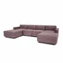 Sofas for hospitalities & contracts - Modular Sofa GRACIA - U-shaped 180 x 320 x 180 cm - Dusty Pink - CITY SOFA
