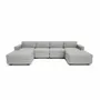 Canapés pour collectivités - Canapé modulable GRACIA - en U 180 x 320 x 180 cm - Gris - CITY SOFA