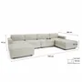 Sofas for hospitalities & contracts - Modular Sofa GRACIA - U-shaped 180 x 340 x 180 cm - Cream Beige - CITY SOFA