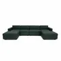 Canapés pour collectivités - Canapé modulable GRACIA - en U 180 x 340 x 180 cm - Vert - CITY SOFA