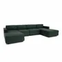 Canapés pour collectivités - Canapé modulable GRACIA - en U 180 x 340 x 180 cm - Vert - CITY SOFA