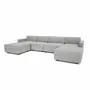 Sofas for hospitalities & contracts - Modular Sofa GRACIA - U-shaped 180 x 340 x 180 cm - Grey - CITY SOFA