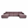Sofas for hospitalities & contracts - Modular Sofa GRACIA - U-shaped 180 x 340 x 180 cm - Dusty Pink - CITY SOFA