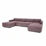 Sofas for hospitalities & contracts - Modular Sofa GRACIA - U-shaped 180 x 340 x 180 cm - Dusty Pink - CITY SOFA