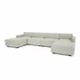Sofas for hospitalities & contracts - Modular Sofa GRACIA - U-shaped 180 x 360 x 180 cm - Cream Beige - CITY SOFA