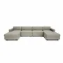 Sofas for hospitalities & contracts - Modular Sofa GRACIA - U-shaped 180 x 360 x 180 cm - Beige Grey - CITY SOFA