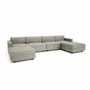 Sofas for hospitalities & contracts - Modular Sofa GRACIA - U-shaped 180 x 360 x 180 cm - Beige Grey - CITY SOFA