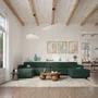 Sofas for hospitalities & contracts - Modular Sofa GRACIA - U-shaped 180 x 360 x 180 cm - Green - CITY SOFA