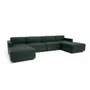 Sofas for hospitalities & contracts - Modular Sofa GRACIA - U-shaped 180 x 360 x 180 cm - Green - CITY SOFA