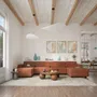 Sofas for hospitalities & contracts - Modular Sofa GRACIA - U-shaped 180 x 360 x 180 cm - Terracotta - CITY SOFA