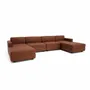 Sofas for hospitalities & contracts - Modular Sofa GRACIA - U-shaped 180 x 360 x 180 cm - Terracotta - CITY SOFA