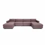 Sofas for hospitalities & contracts - Modular Sofa GRACIA - U-shaped 180 x 360 x 180 cm - Dusty Pink - CITY SOFA