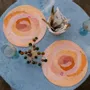 Table linen - Rose Fray Patch Placemats - MAISON MIEKO