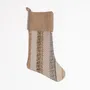 Autres décorations de Noël - Chaussette rayée pour Noël - MAISON MIEKO
