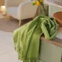 Throw blankets - Australian Merino Wool Throw Leon - LANAVITTA