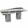Tables de jardin - Table à manger - 200X100X75cm - Jaspura - Marbre Panda - STONE VALLEY