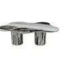 Lawn tables - Coffee tables -130X80X40 cm - Nunoca - Marbre Panda - STONE VALLEY