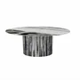 Tables de jardin - Tables à manger - 200X100X75 cm - Valleyra - Marbre Panda - STONE VALLEY