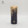 Bougies - Bougie pilier gothique Gold-Drip - HK XIFENG LIMITED