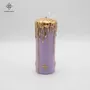 Bougies - Bougie pilier gothique Gold-Drip - HK XIFENG LIMITED