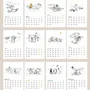 Range-tout - Calendrier 2026 - A la plage - TABLE À CARTES