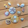 Design objects - Set of 5 seashell magnets - TABLE À CARTES