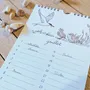 Papeterie bureau - Calendrier perpétuel - Oiseaux de bord de mer - TABLE À CARTES
