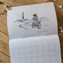 Range-tout - Calendrier mural 2027 illustré – D'île en île - A3 - TABLE À CARTES