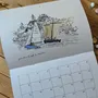 Range-tout - Calendrier mural 2027 illustré – D'île en île - A3 - TABLE À CARTES