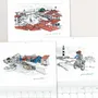 Range-tout - Calendrier mural 2027 illustré – D'île en île - A3 - TABLE À CARTES