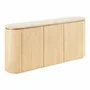 Sideboards - Larvik Sideboard, granite/ash veneer, natural/off white, 180x40x85 cm - HOUSE NORDIC