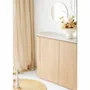 Sideboards - Larvik Sideboard, granite/ash veneer, natural/off white, 180x40x85 cm - HOUSE NORDIC