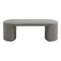 Benches - Westport Bench, bouclé, black/white, 120x45x44 cm, HN1243 - HOUSE NORDIC