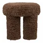 Benches - Gisborne Pouf, brown, ø42x38 cm, HN1355 - HOUSE NORDIC