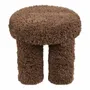 Benches - Gisborne Pouf, brown, ø42x38 cm, HN1355 - HOUSE NORDIC