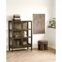 Benches - Gisborne Pouf, brown, ø42x38 cm, HN1355 - HOUSE NORDIC